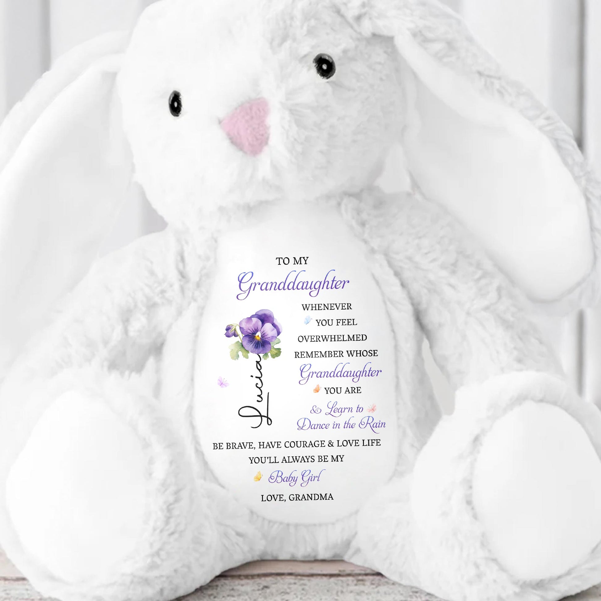 To My Granddaughter, Remember Whose You Are, Flowers