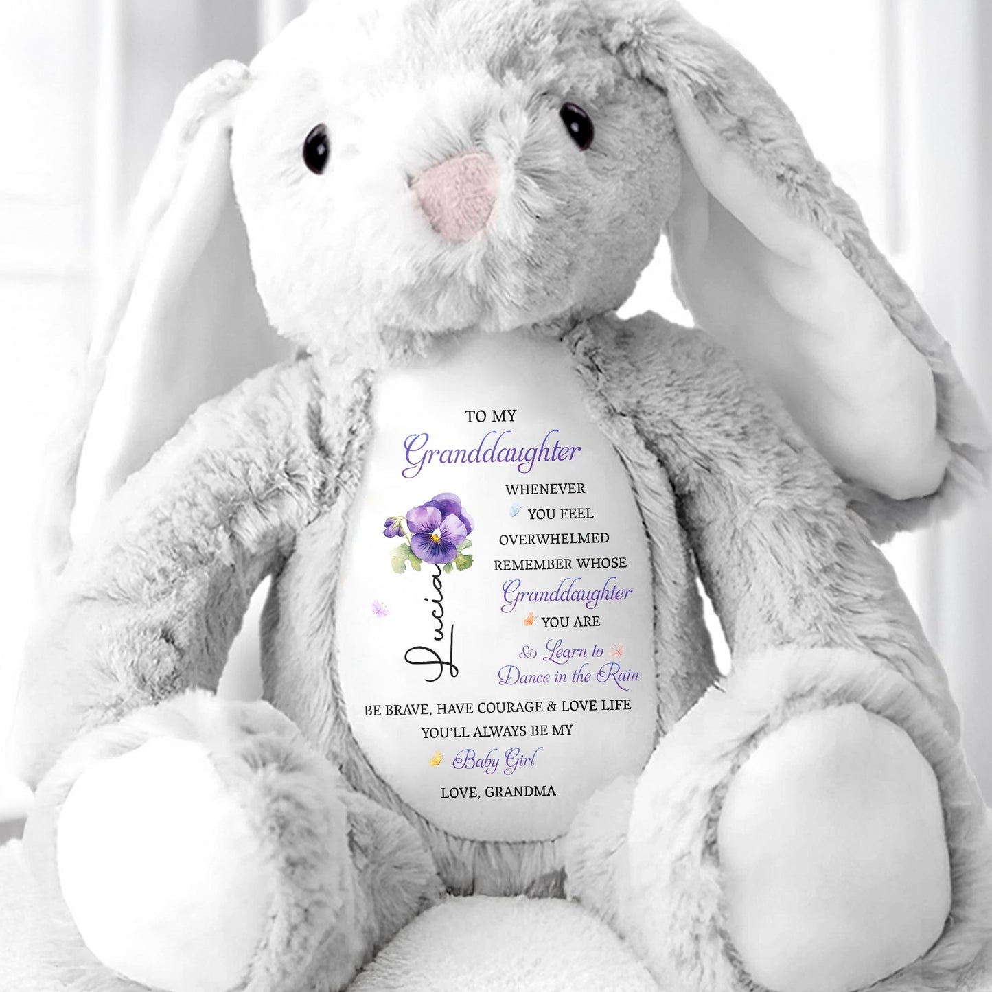 To My Granddaughter, Remember Whose You Are, Flowers