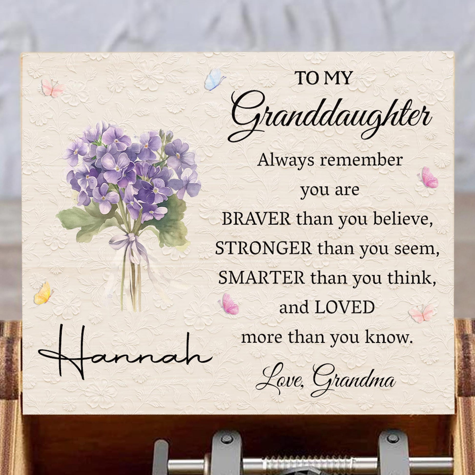 Always Remember You Are Braver, Stronger, Smarter, Loved