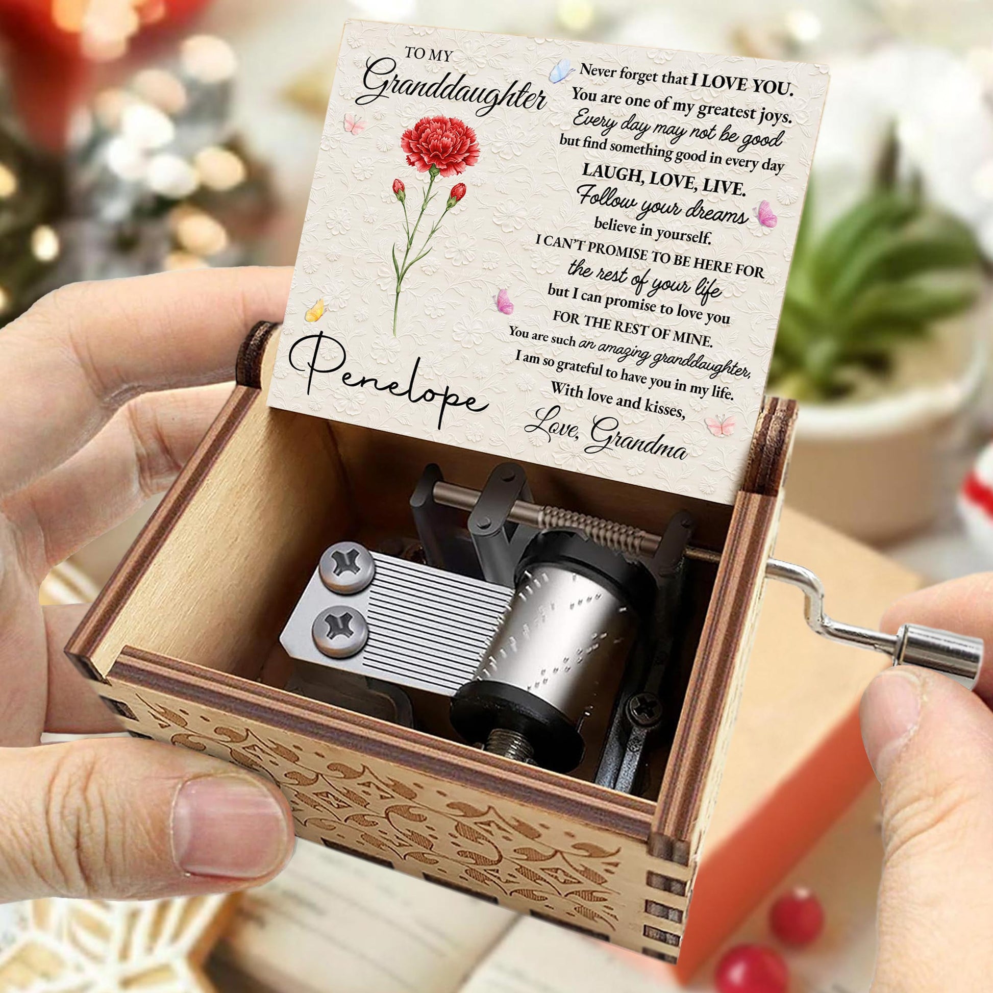 To My Granddaughter, Never Forget That I Love You