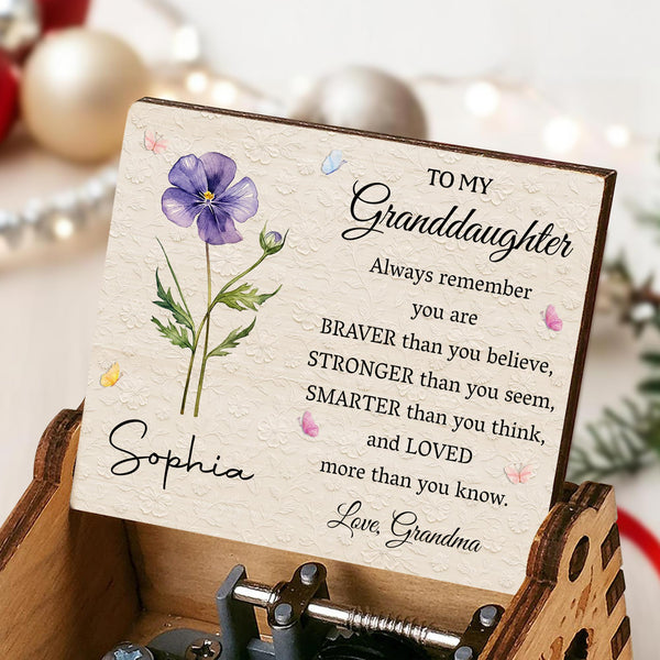 To My Granddaughter, Always Remember You Are Loved