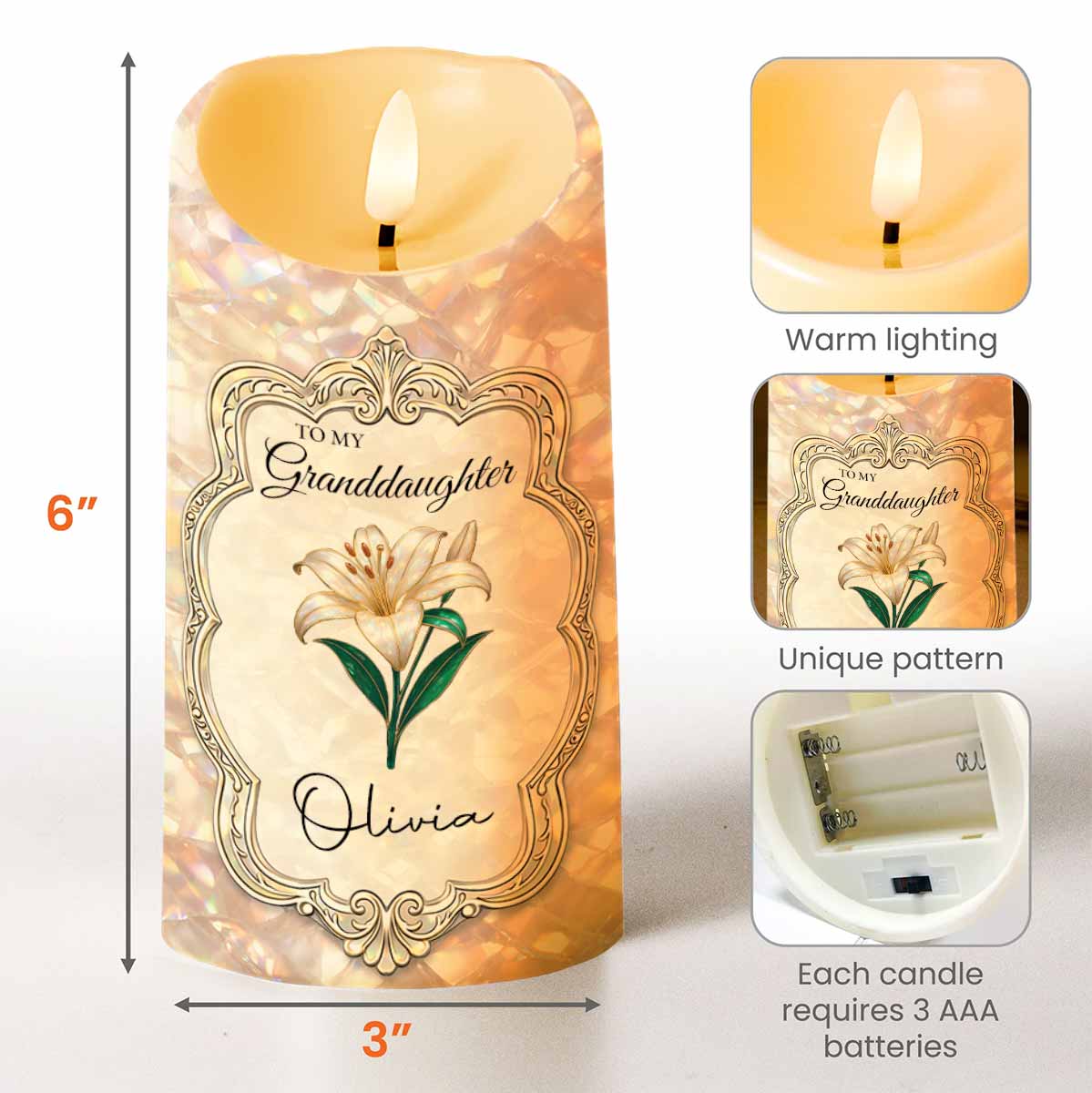 To My Granddaughter Once Upon A Time Flower And Butterfly