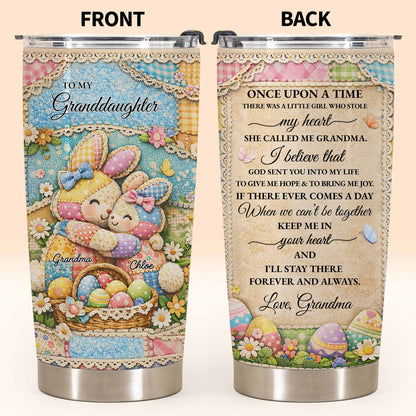 To My Granddaughter Once Upon A Time Bunnies And Easter Eggs