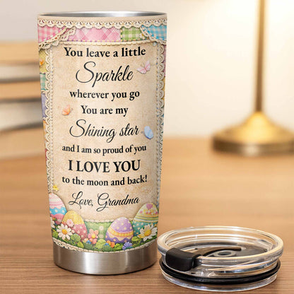 To My Granddaughter Sparkle Wherever You Go Rabbits And Easter Eggs