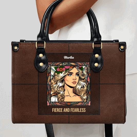 Personalize with Custom Art and Text - Your Signature Leather Handbag - QCUSTOM07