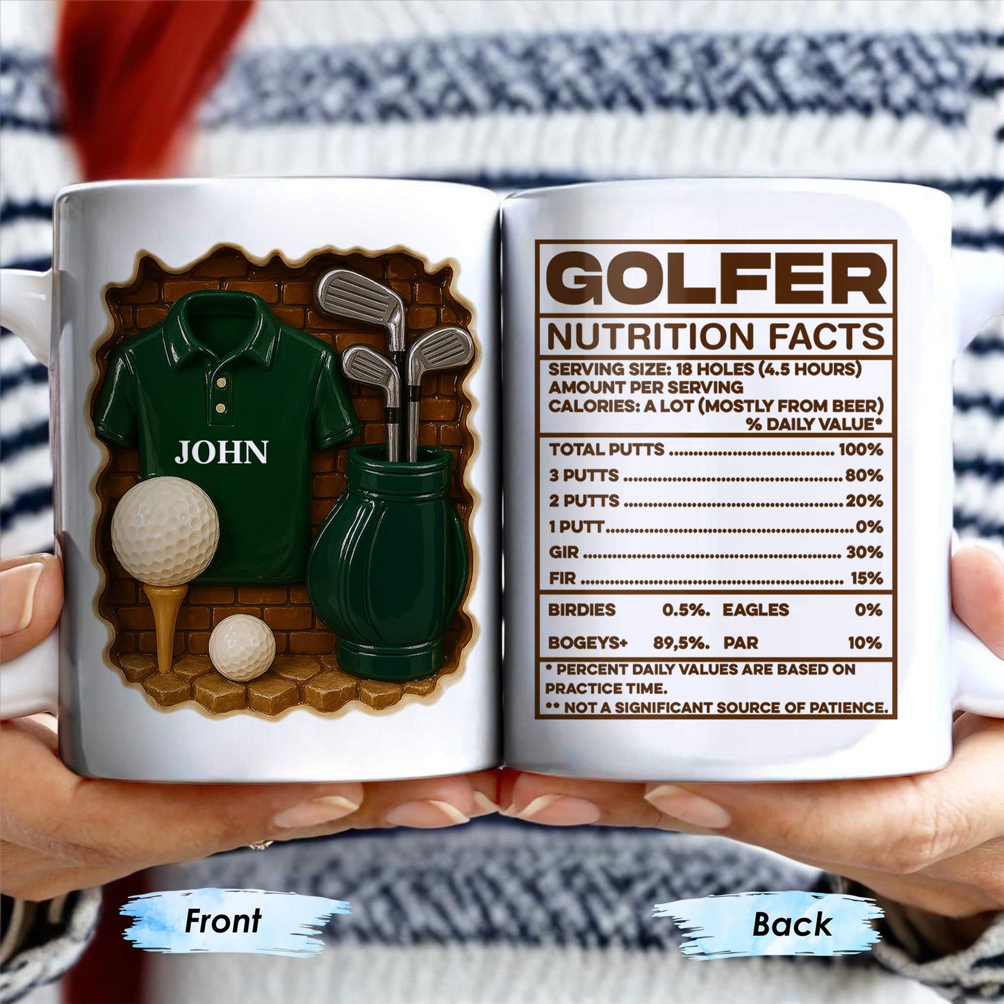 Golfer Nutrition Facts With Golf Accessories
