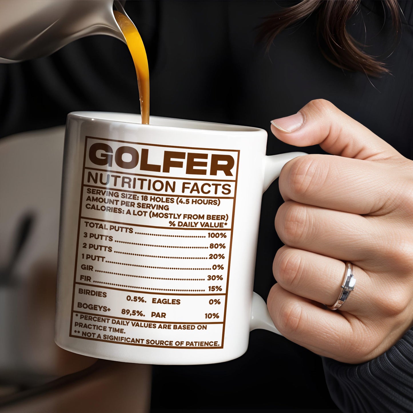 Golfer Nutrition Facts With Golf Accessories