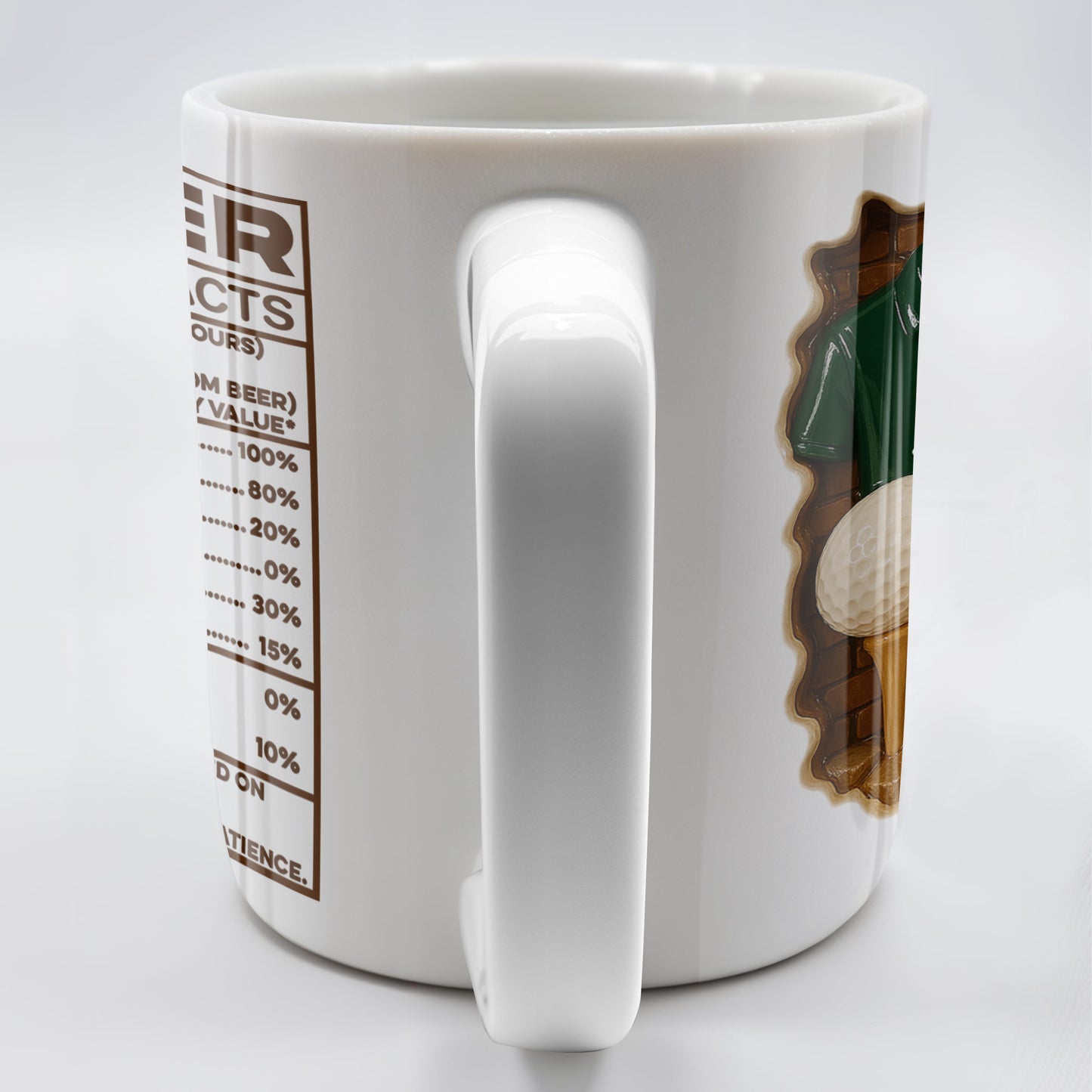 Golfer Nutrition Facts With Golf Accessories