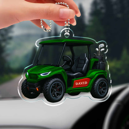 Customize This Unique Golf Cart Ornament