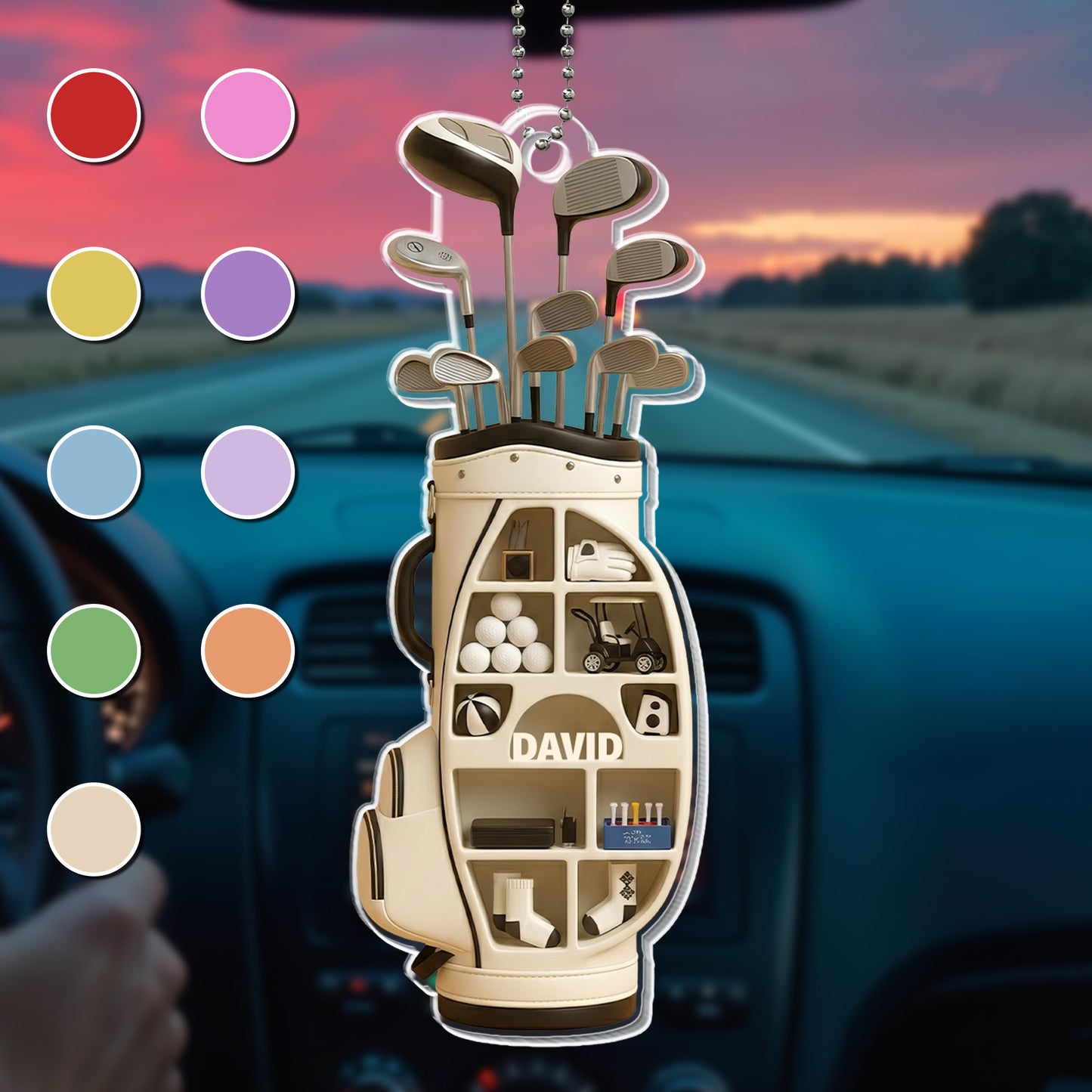 Celebrate Your Love For Golf With This Personalized Ornament