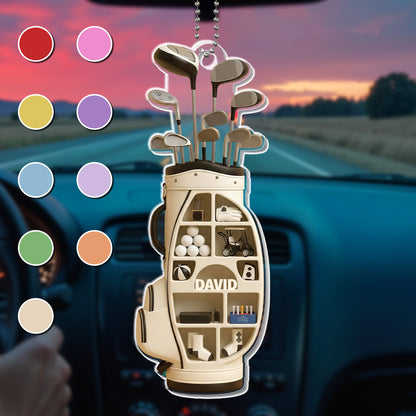 Celebrate Your Love For Golf With This Personalized Ornament