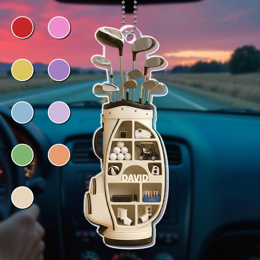 Celebrate Your Love For Golf With This Personalized Ornament