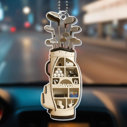 Celebrate Your Love For Golf With This Personalized Ornament