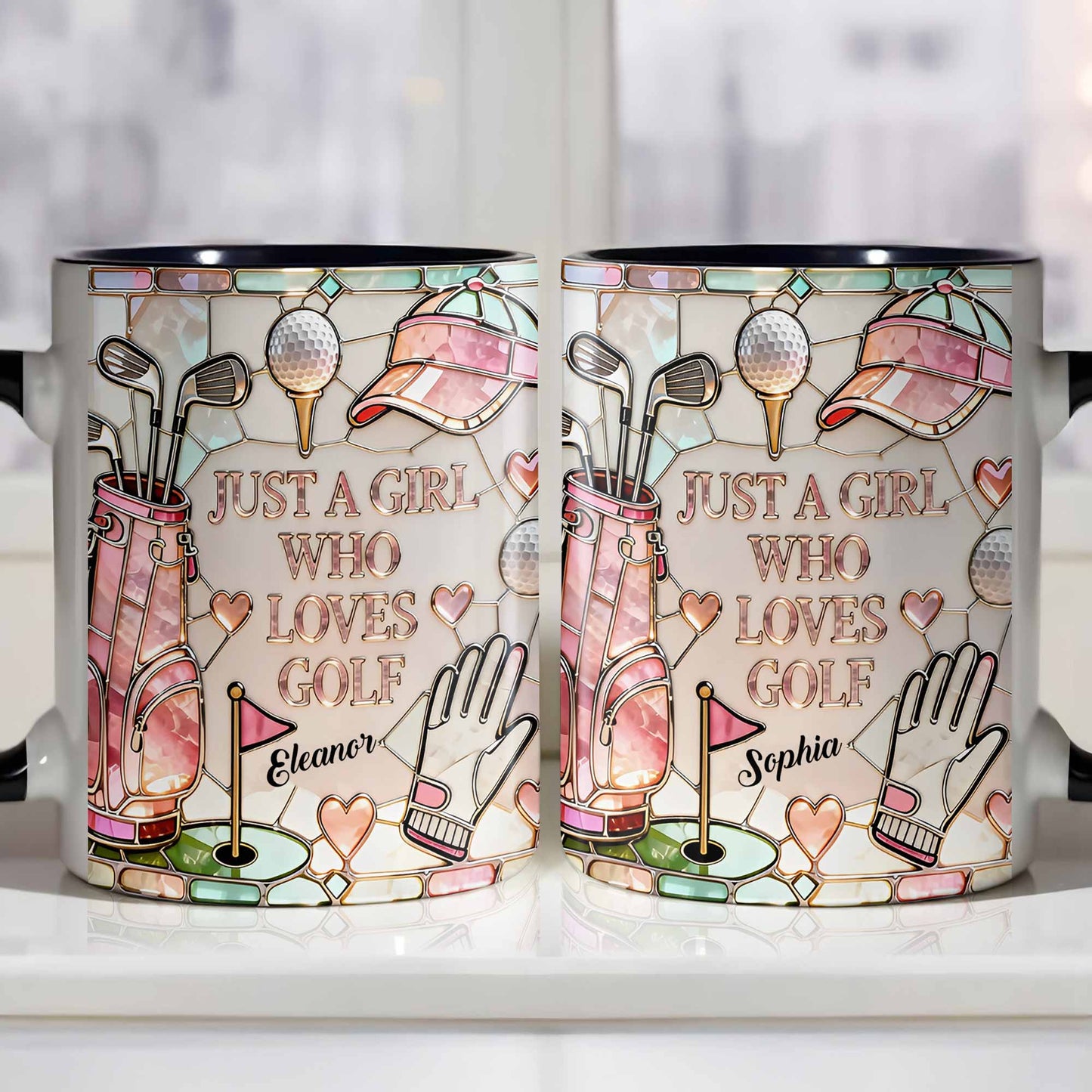 Just A Girl Who Loves Golf With Iconic Golf Accessories