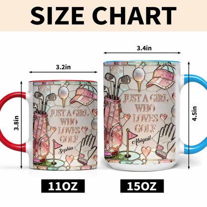 Just A Girl Who Loves Golf With Iconic Golf Accessories