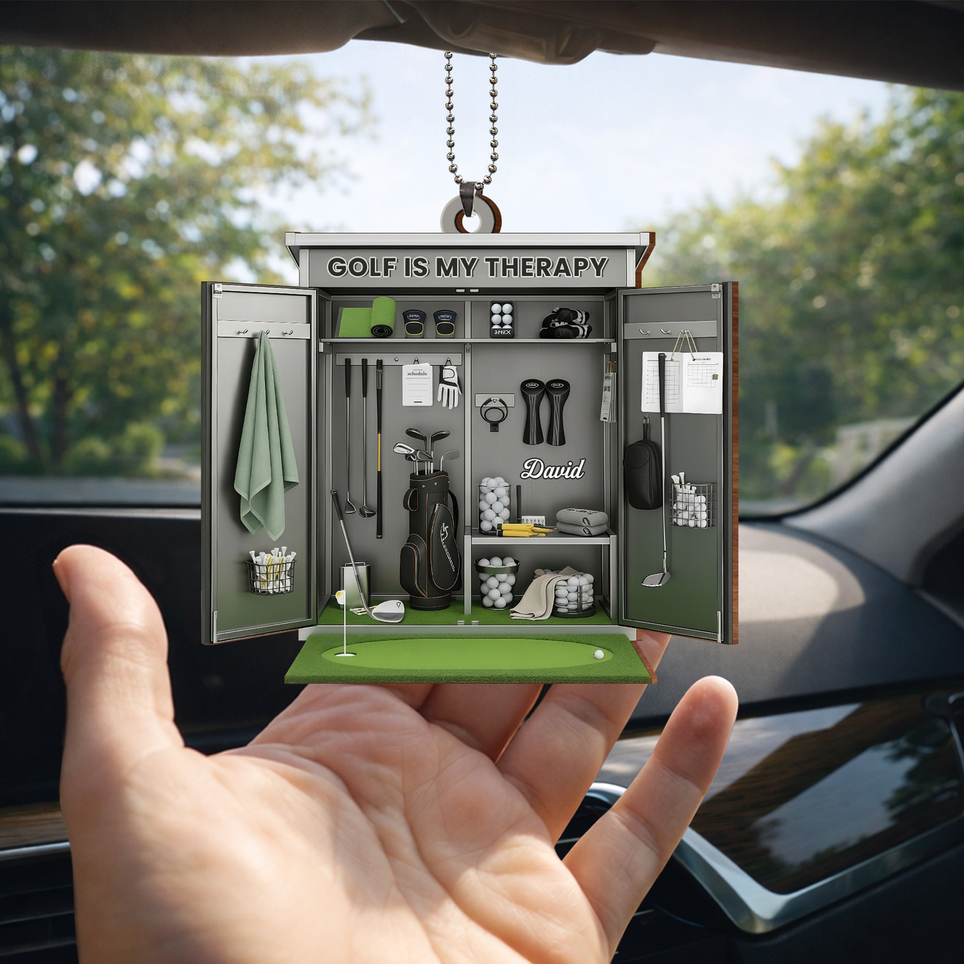 Golf Is My Therapy With Golf Clubs And Balls