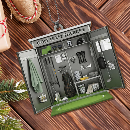 Golf Is My Therapy With Golf Clubs And Balls