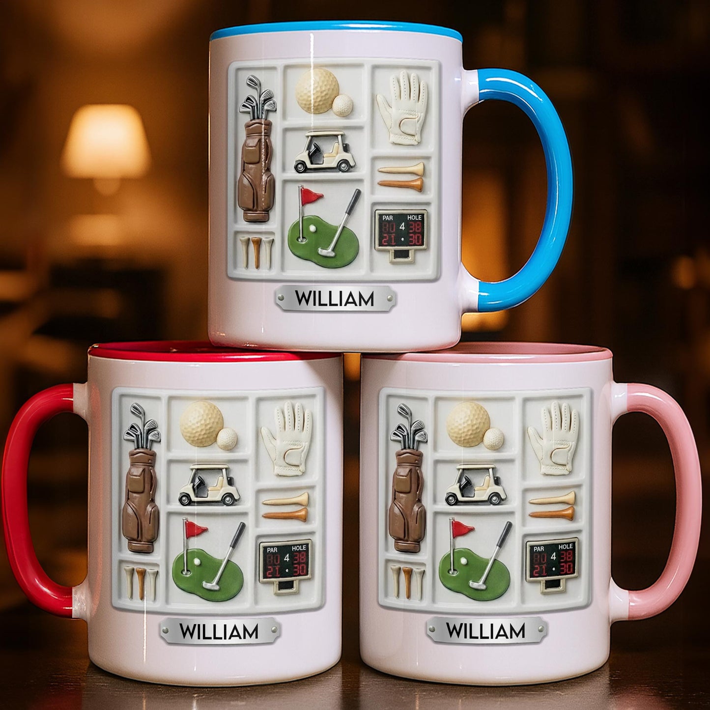 Life Is A Game Golf Is A Serious Sport With Golf Bag And Balls