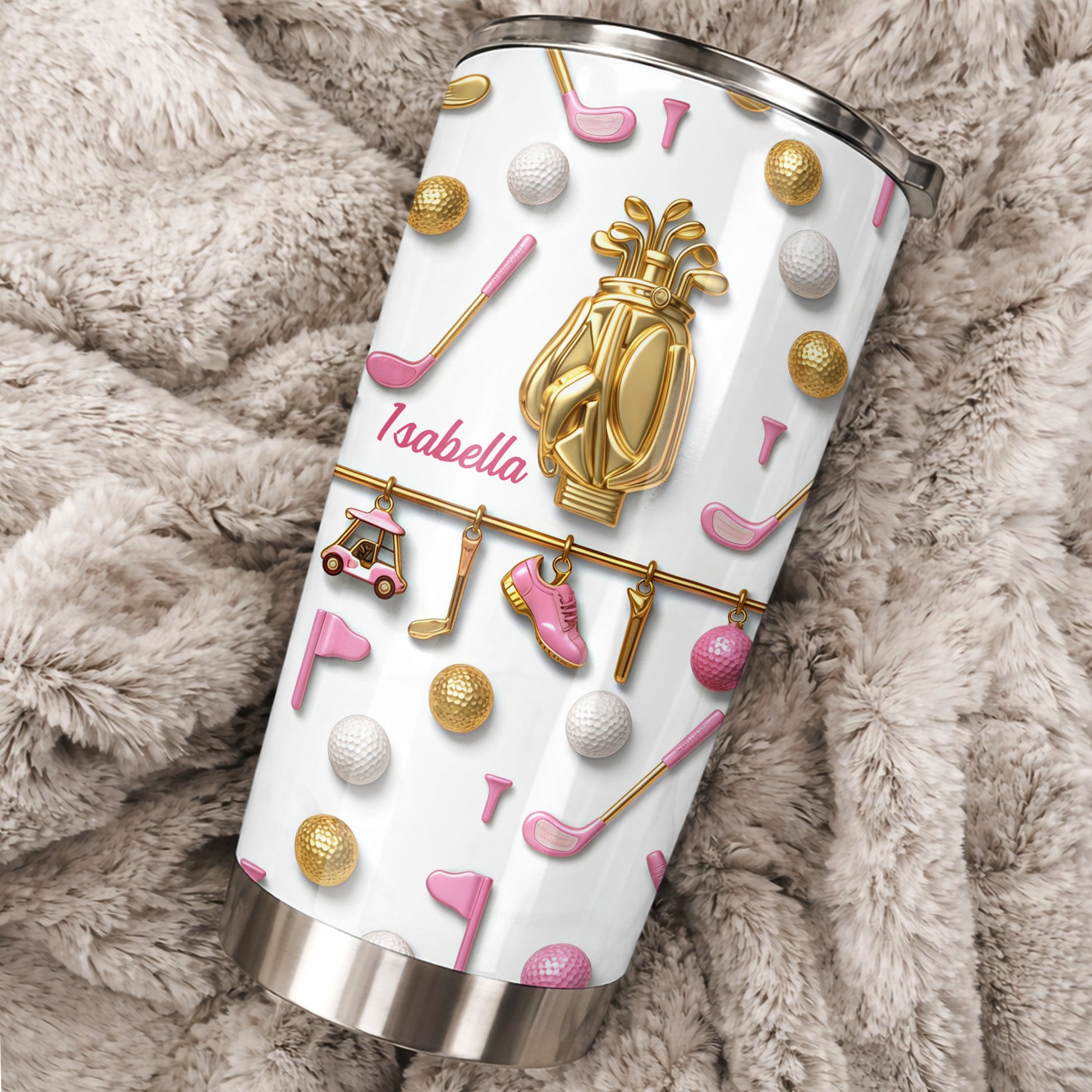 Celebrate Your Love For Golf With This Personalized Tumbler