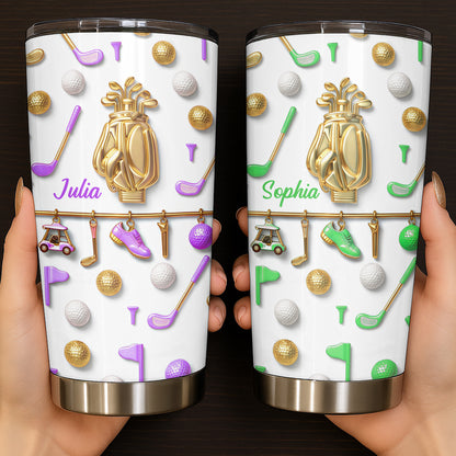 Celebrate Your Love For Golf With This Personalized Tumbler