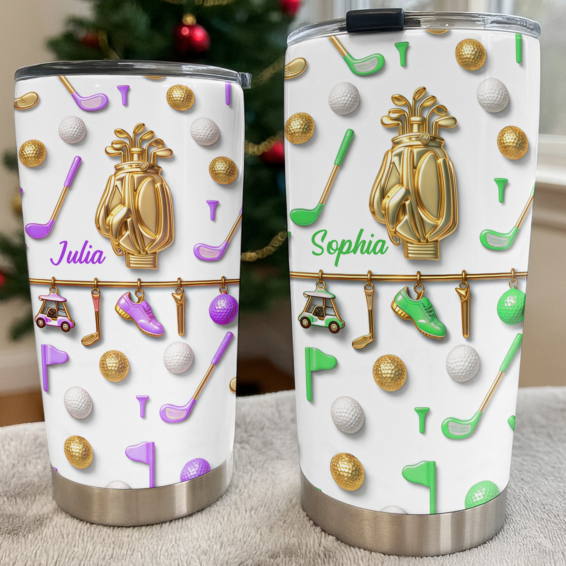 Celebrate Your Love For Golf With This Personalized Tumbler