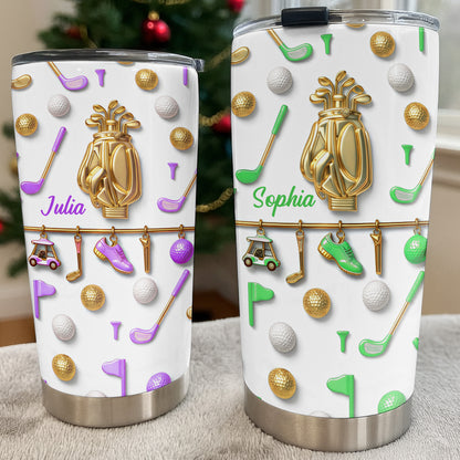 Celebrate Your Love For Golf With This Personalized Tumbler