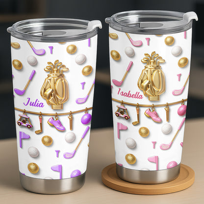 Celebrate Your Love For Golf With This Personalized Tumbler