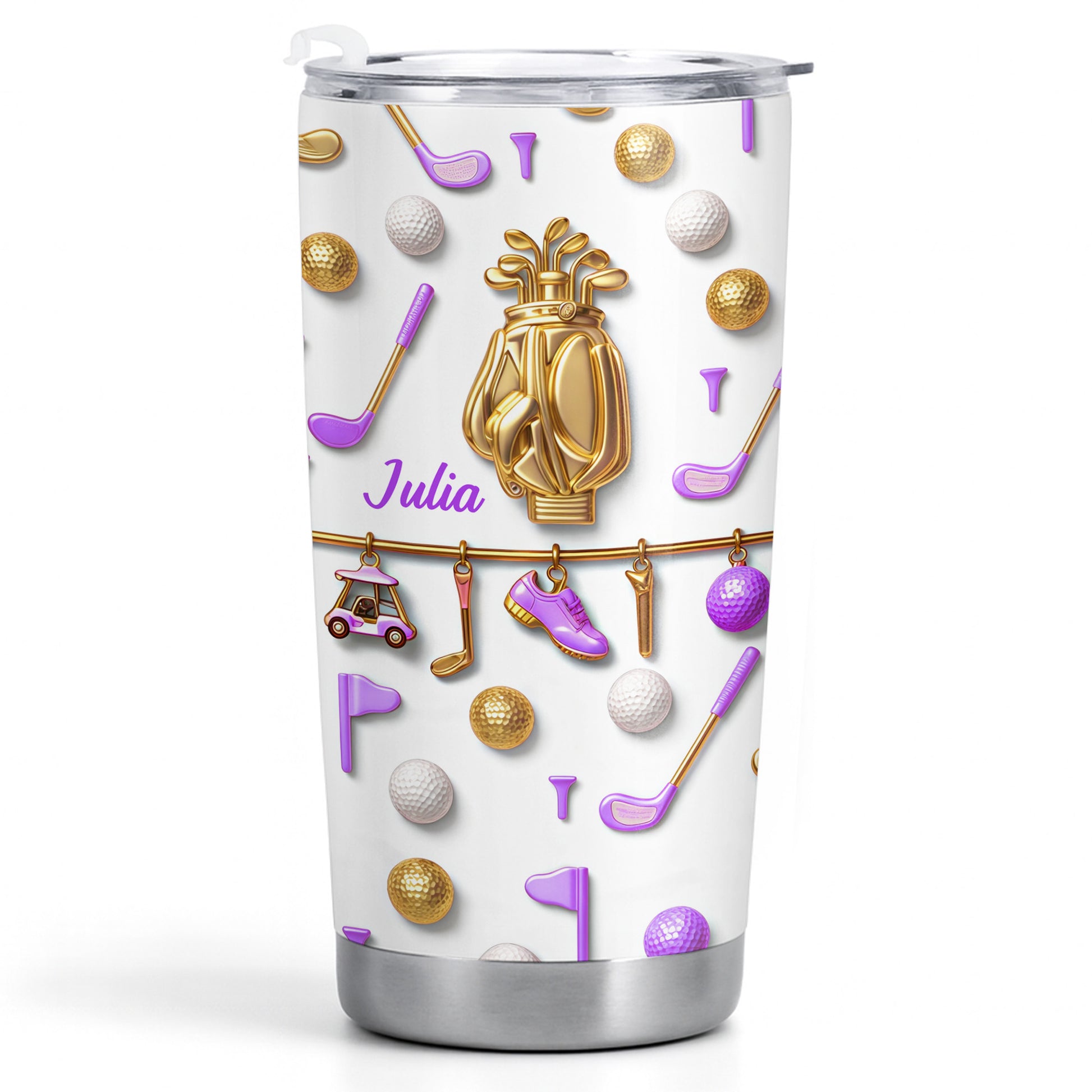 Celebrate Your Love For Golf With This Personalized Tumbler