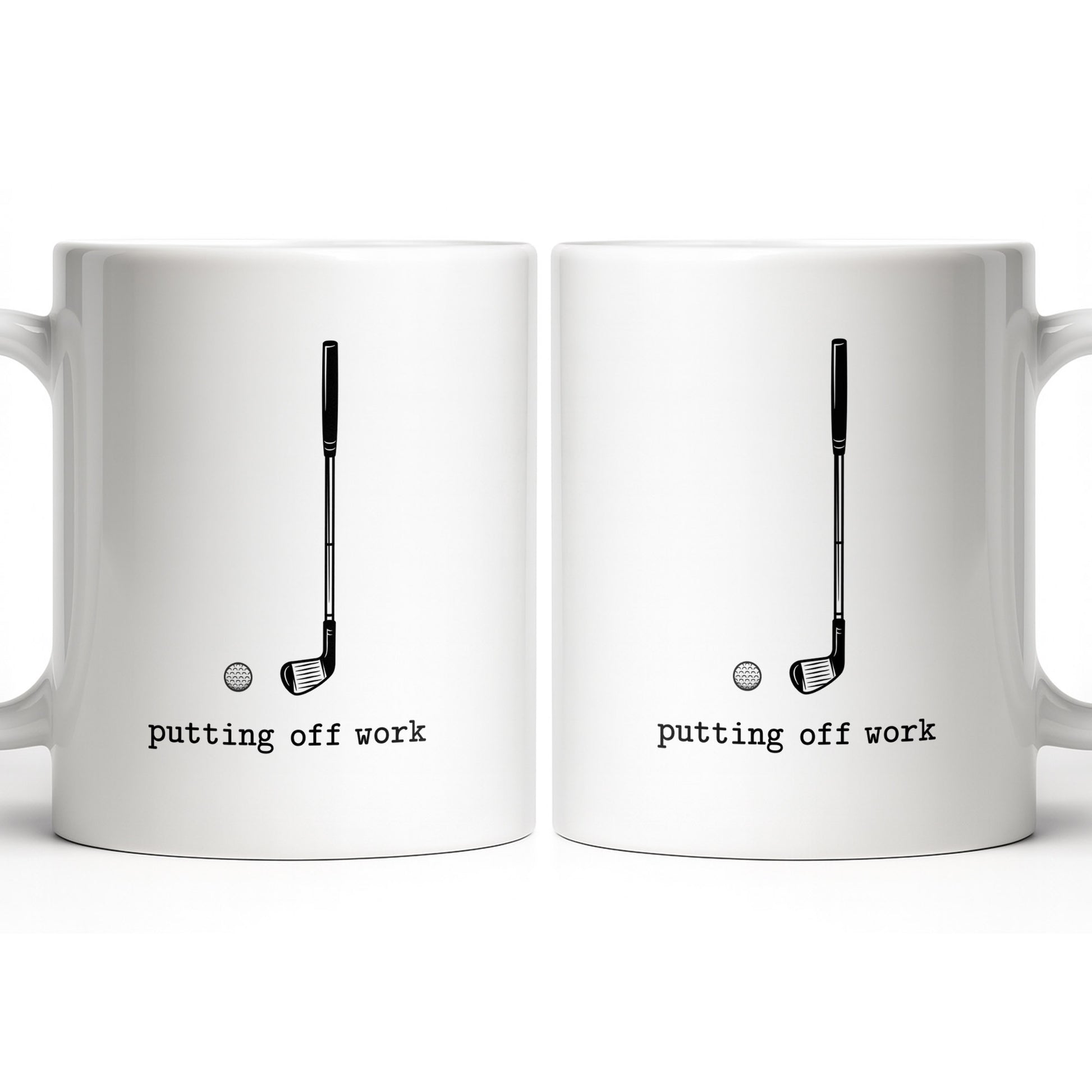 Putting Off Work Golf Club and Ball Design