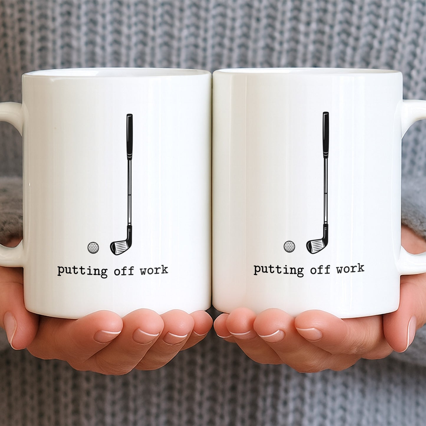 Putting Off Work Golf Club and Ball Design