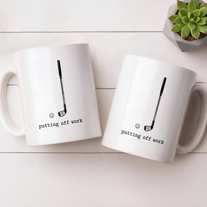 Putting Off Work Golf Club and Ball Design