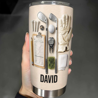 Best Dad By Par With Golf Equipment and Glove