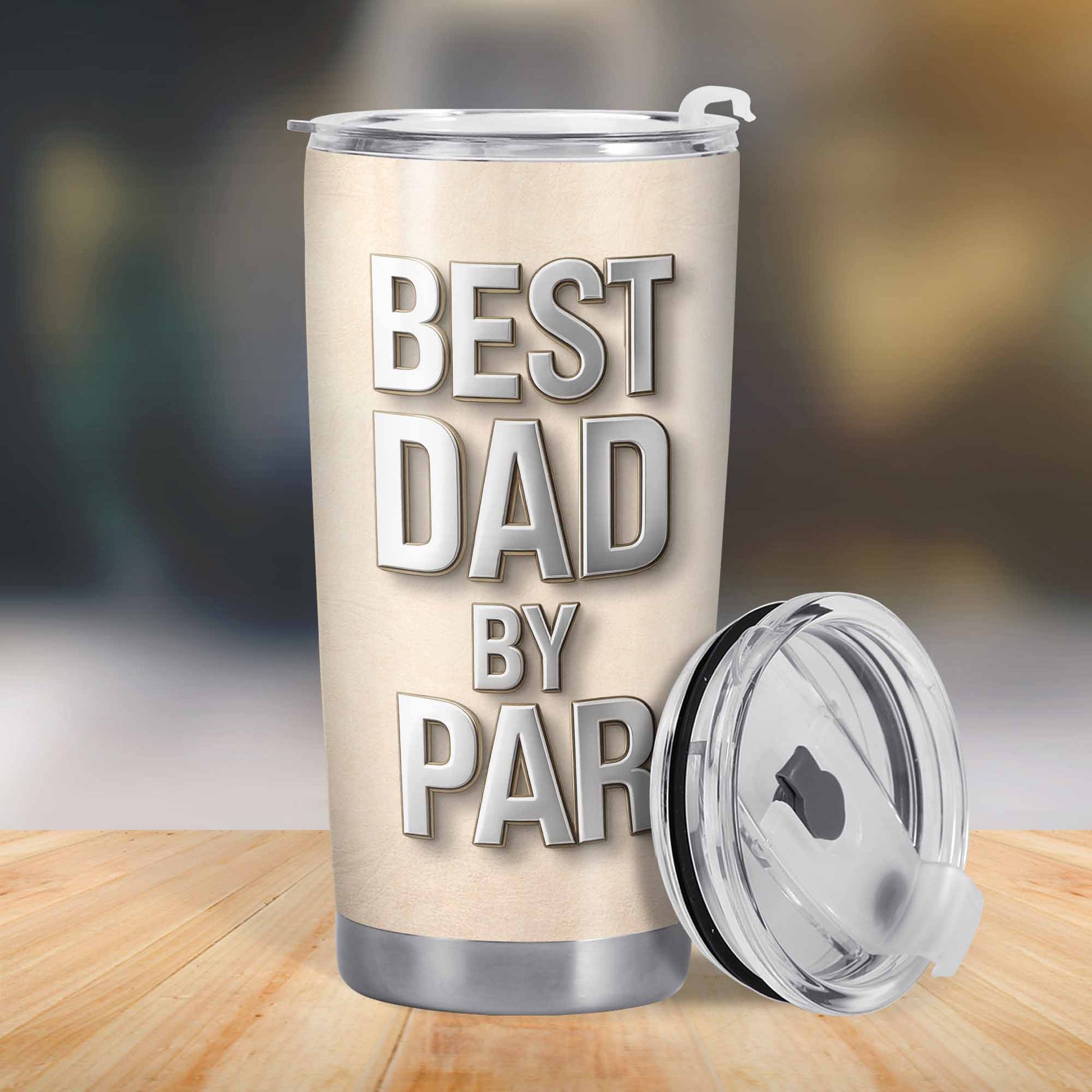 Best Dad By Par With Golf Equipment and Glove