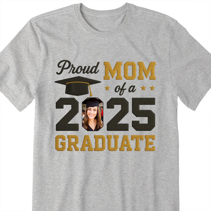 Proud Mom Of A 2025 Graduate, Graduation Cap and Stars