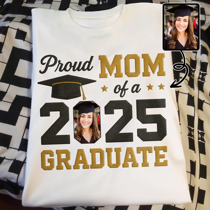 Proud Mom Of A 2025 Graduate, Graduation Cap and Stars