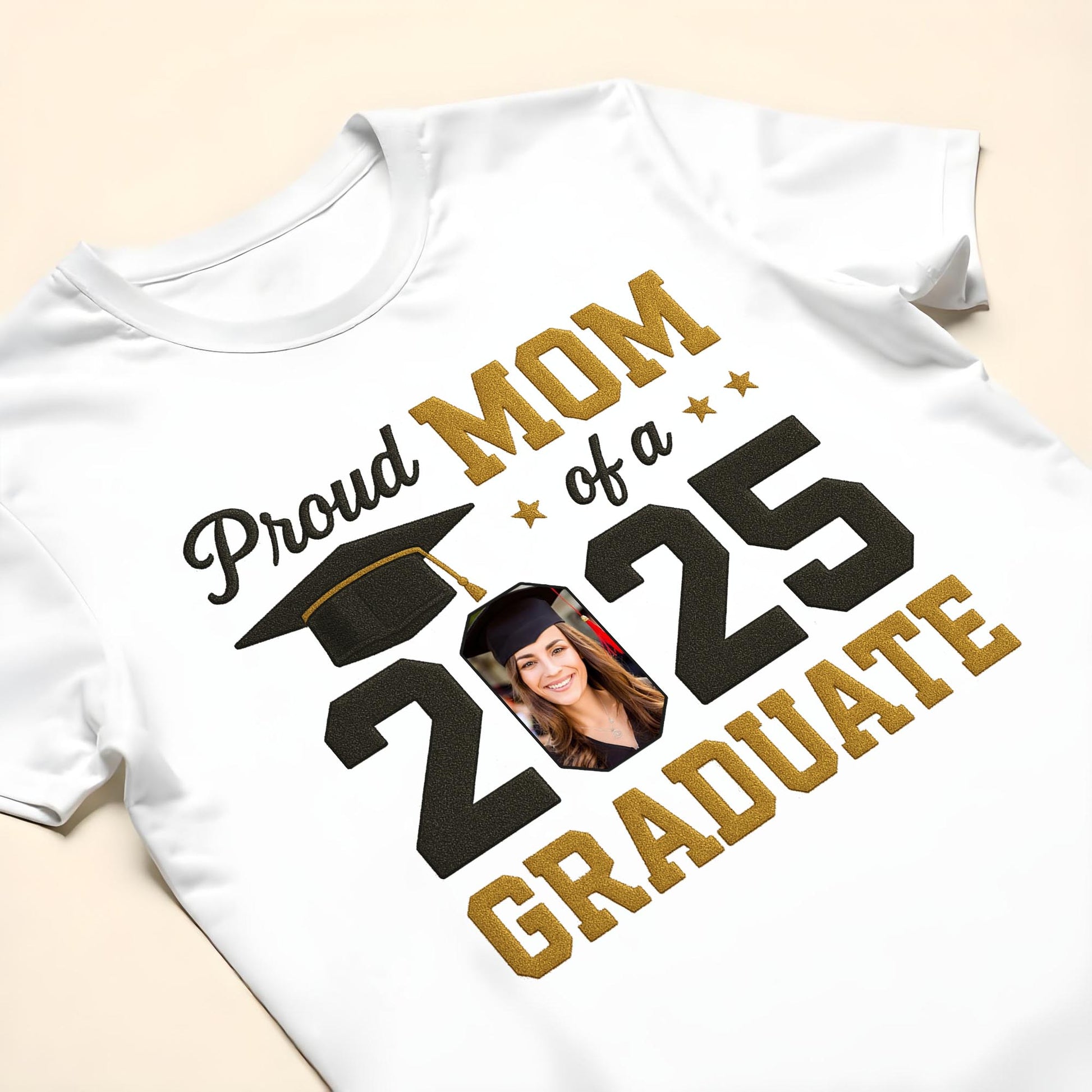 Proud Mom Of A 2025 Graduate, Graduation Cap and Stars