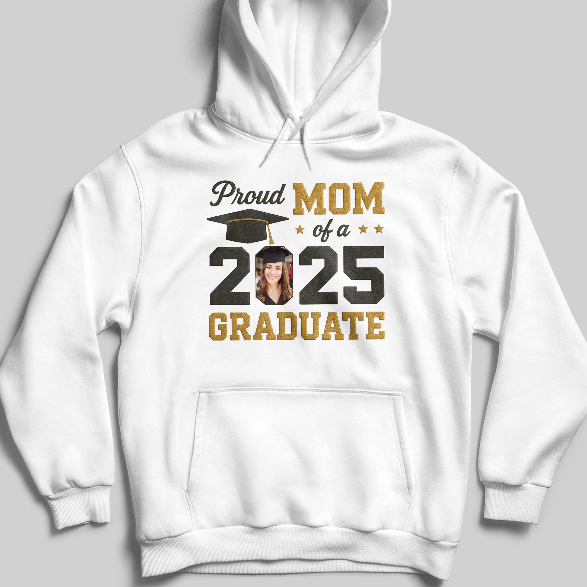 Proud Mom Of A 2025 Graduate, Graduation Cap and Stars