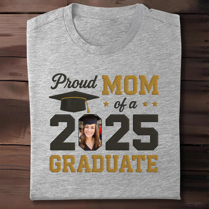Proud Mom Of A 2025 Graduate, Graduation Cap and Stars