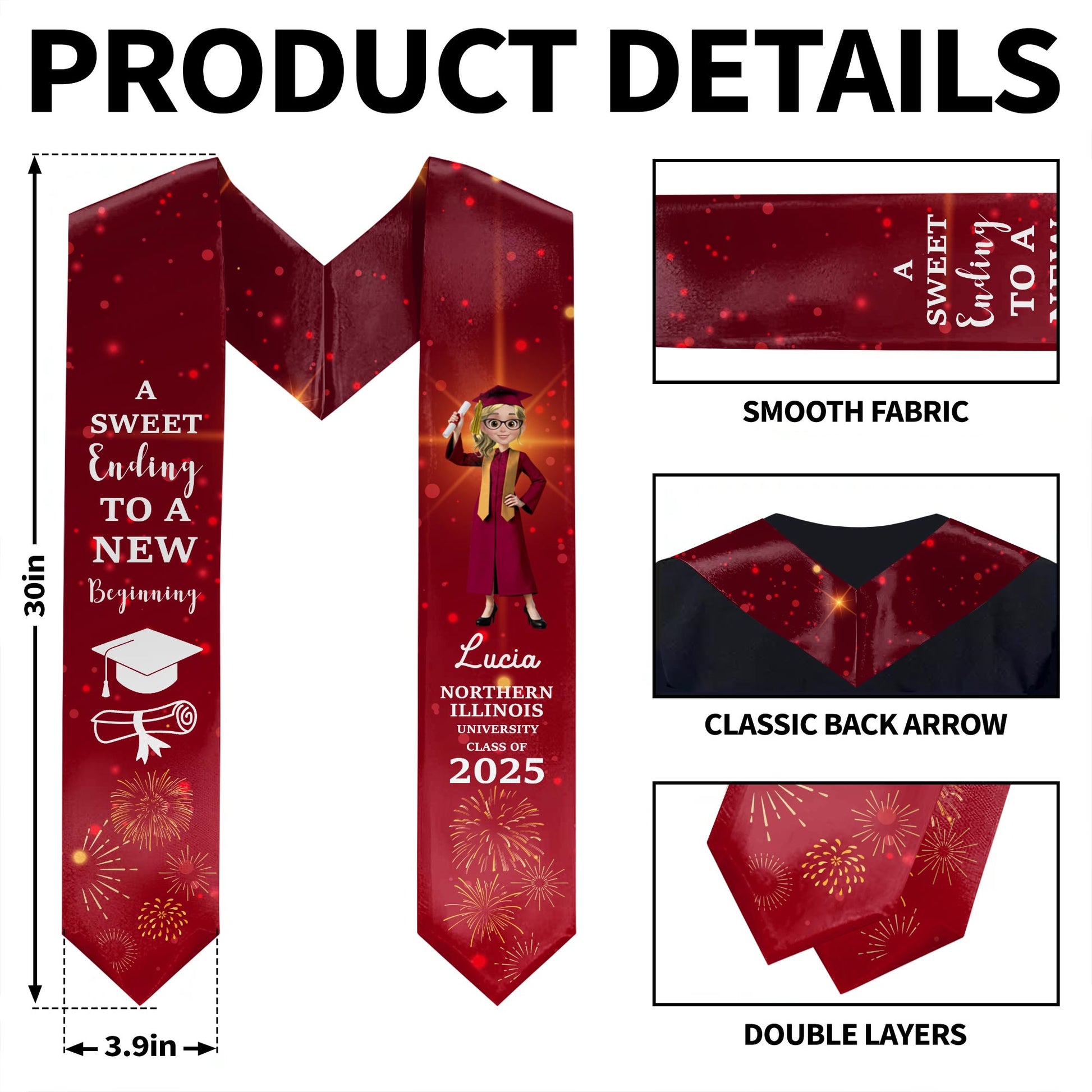 A Sweet Ending To A New Beginning, Graduation Cap and Fireworks