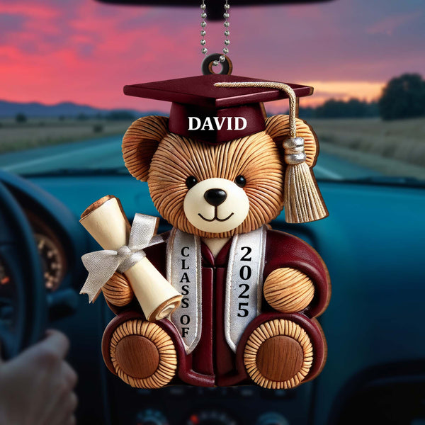 Graduation Teddy Bear With Cap And Diploma