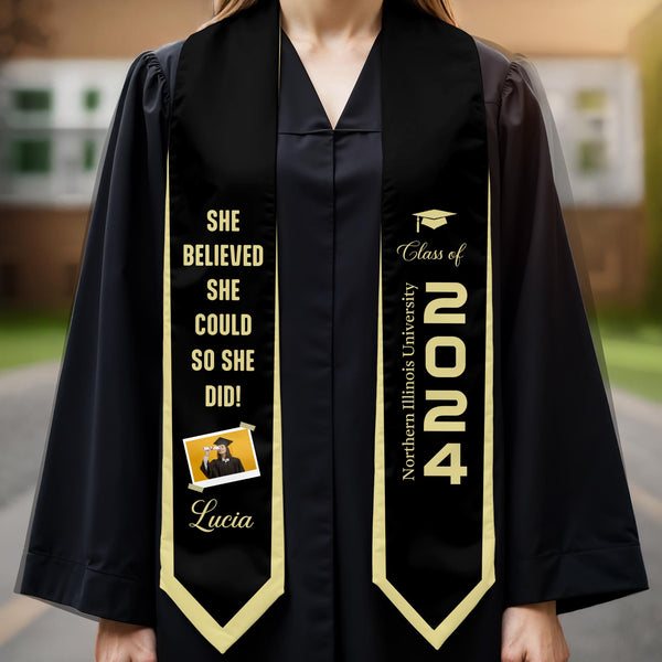 She Believed She Could So She Did, Graduation Cap and Diploma