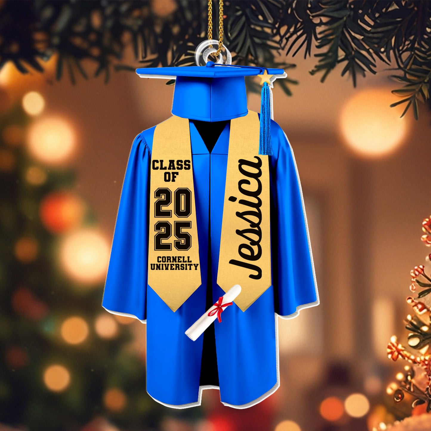 Class Of [Year], Celebrate Graduation With Custom Gown