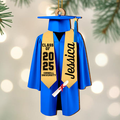 Class Of [Year], Graduation Robe And Cap