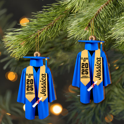 Class Of [Year], Graduation Robe And Cap