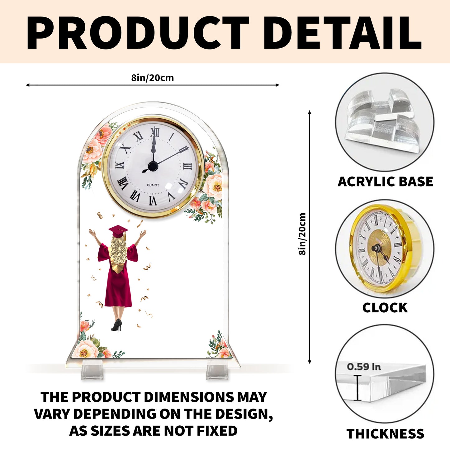 Behind You, All Your Memories, Graduation Cap and Flowers