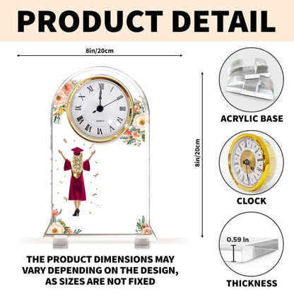 Behind You, All Your Memories, Graduation Cap and Flowers