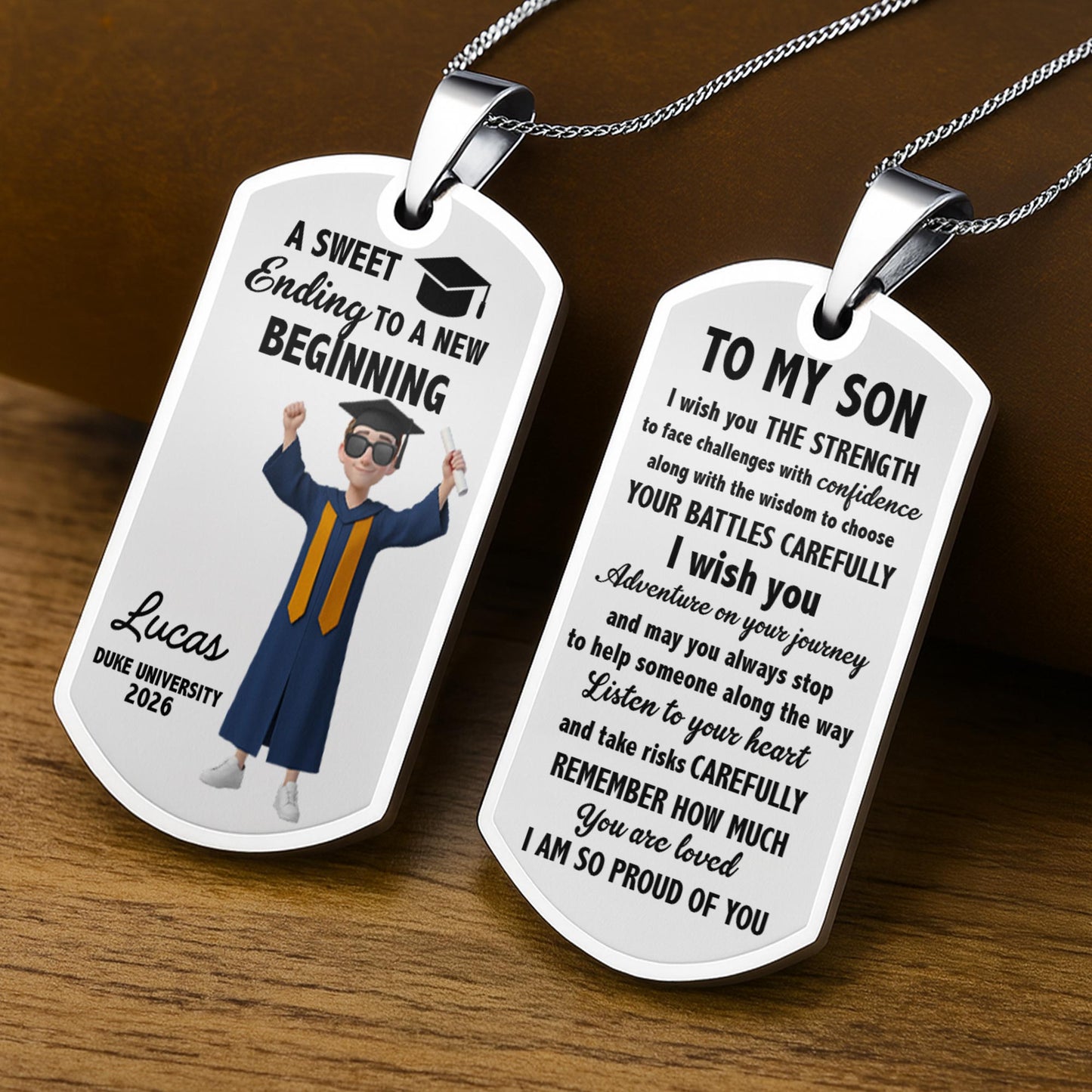 A Sweet Ending To A New Beginning Graduation Cap And Diploma