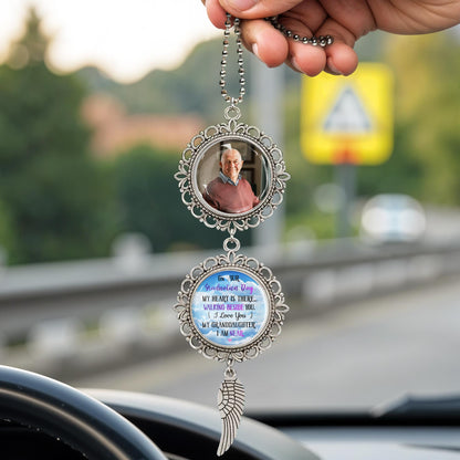 On Your Graduation Day, My Heart Is There, Angel Wing And Pendant Charm