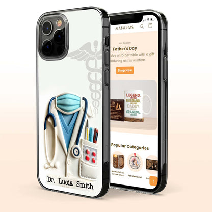 Celebrate Your Medical Profession With Stethoscope and Scrub Top