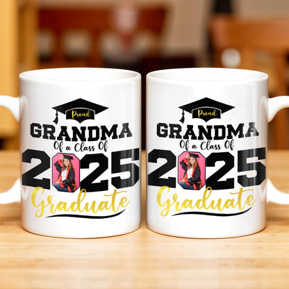 Proud Grandma Of A Class Of 2025 Graduate, Graduation Cap and Diploma